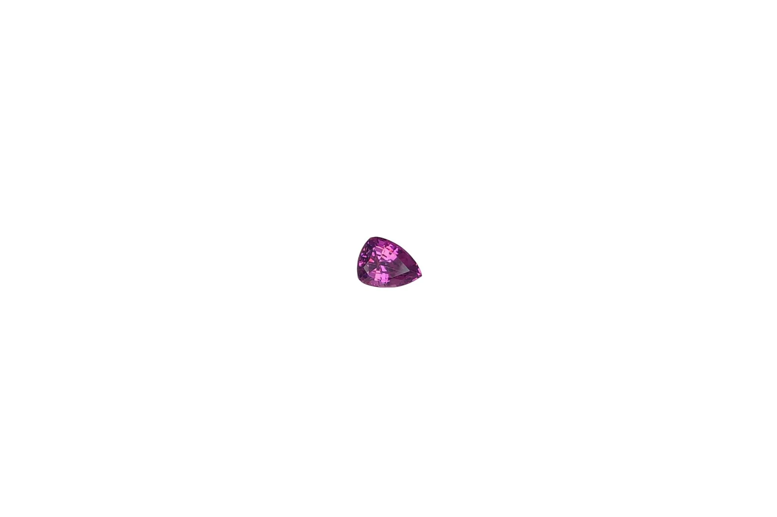 Natural Rhodolite Garnet 1.62ct Pear Shape Loose Gemstone From Tanzania — view 4
